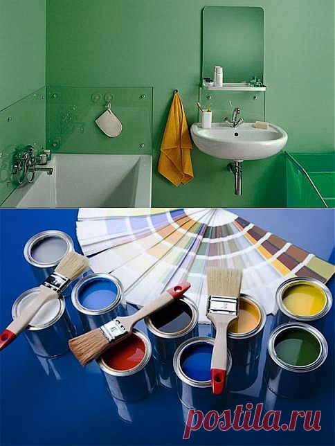 Краска для ванной комнаты: правила выбора, виды и производители красок | "Ваннаправда.ру" - всероссийский портал о ванных комнатах и сантехники