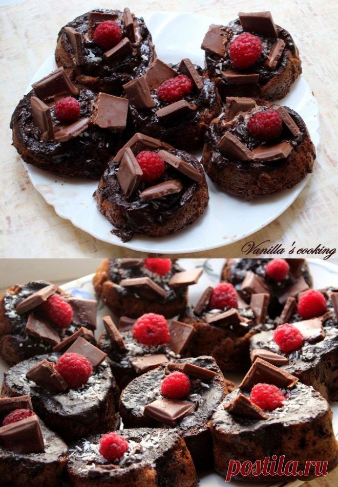 Как приготовить шоколадные кексы на кефире - рецепт, ингридиенты и фотографии