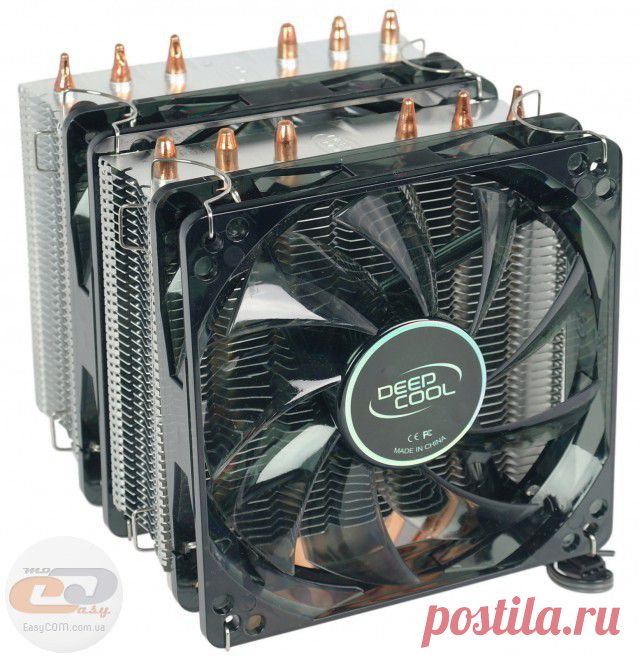 www.EasyCOM.com.ua: Обзор и тестирование процессорной системы охлаждения Deepcool NEPTWIN V2