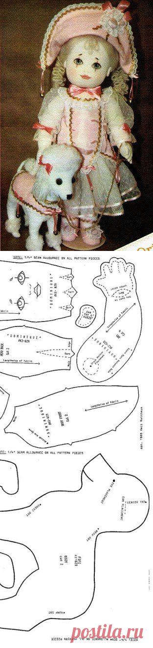 кукла с собачкой