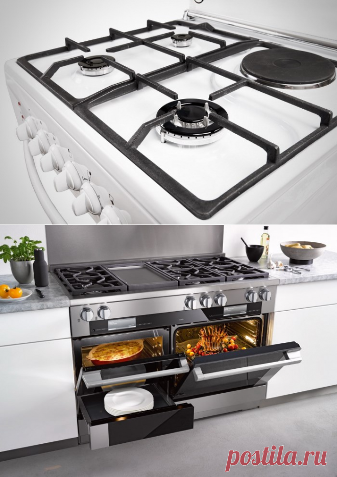 Комбинированные газовые плиты: газоэлектрические кухонные панели