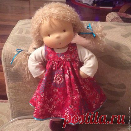 Купить Карина - бордовый, карина, вальдорфская кукла, вальдорфская игрушка, waldorf doll, waldorf puppen