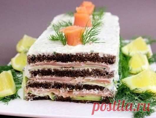 Как приготовить торт из лосося - рецепт, ингридиенты и фотографии