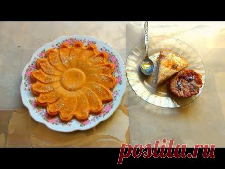 Творожно - банановая запеканка - суфле. Домашняя выпечка, легко и просто.