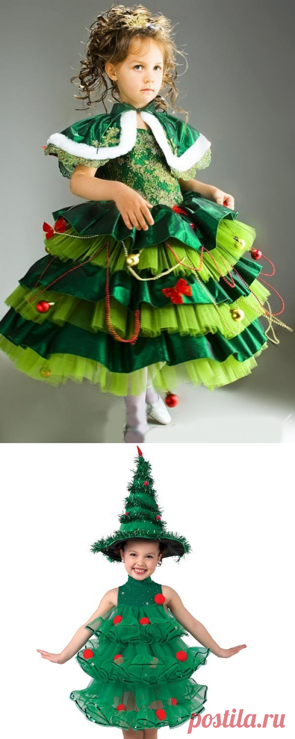 Самые красивые и необычные платья ёлки.