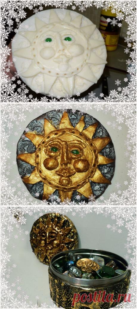 Шкатулка &quot;Старая Индия&quot; из солёного теста / Декорирование и реставрация / Мастер-классы / Ярмарка ручной работы Рукодельное.ру