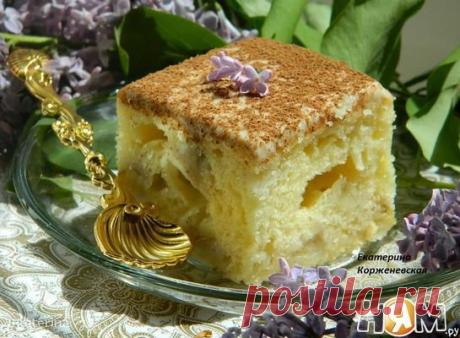 Банановый пирог с кремом. - Рецепт с пошаговыми фотографиями - Ням.ру