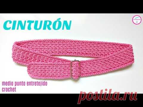 CINTURÓN A CROCHET PASO A PASO / HANDWORK DIY - YouTube