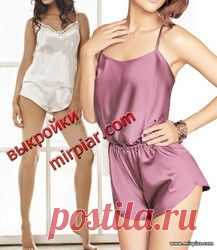 pattern sewing, белье, выкройки белья, lingerie, женская пижама,комбинезон, выкройка пижамы, комбинация, выкройка, шорты, шитье, выкройки бесплатно, free pattern, готовые выкройки, выкройки скачать