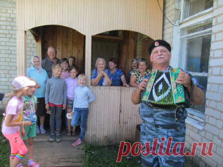 Сергей Борискин исполняет частушки в с. георгий