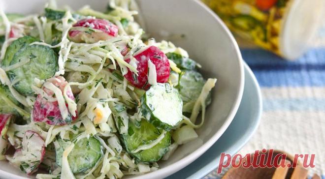 Салат Весенний. Пошаговый рецепт с фото на Gastronom.ru