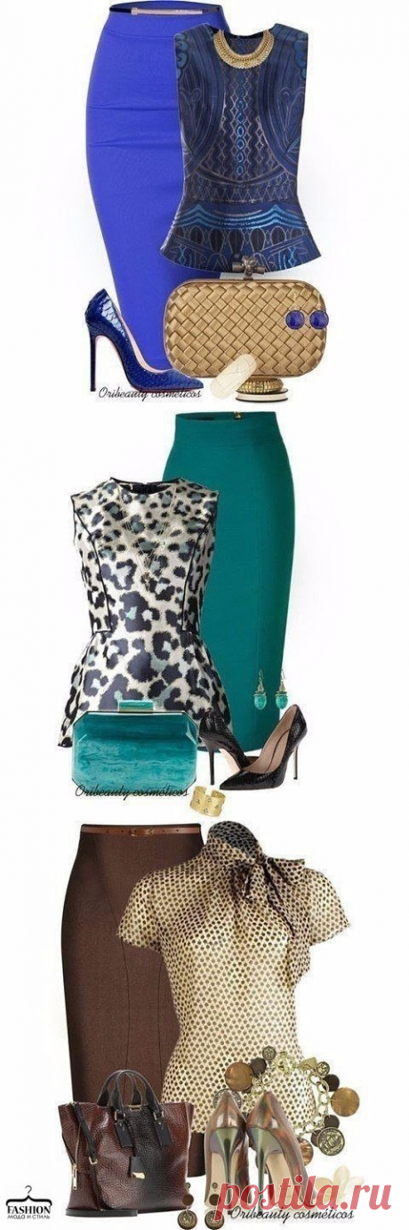 Женственные образы с юбкой-карандаш