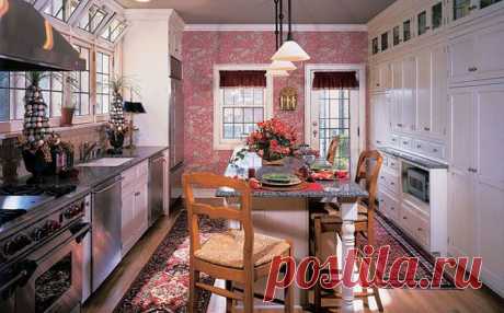 Обои для кухни: оригинальные идеи — Роскошь и уют