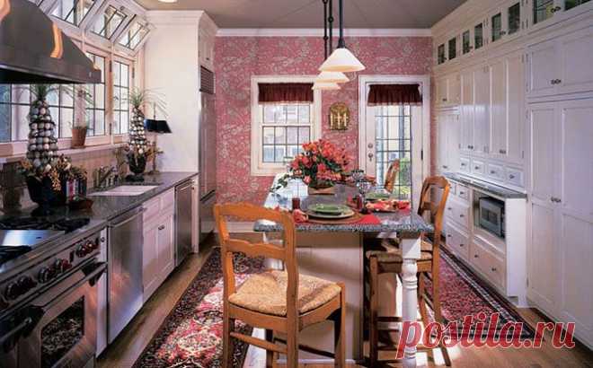 Обои для кухни: оригинальные идеи — Роскошь и уют