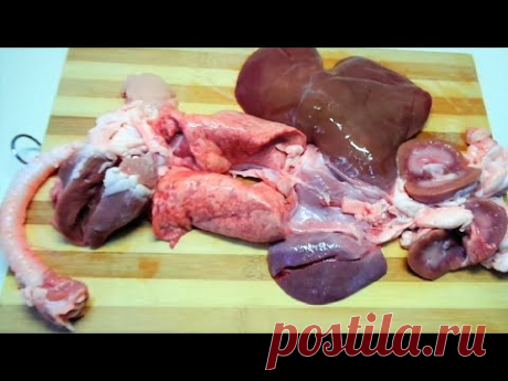 Sautéed goat kid offal. How to cook goat offal? Soffritto italian food - YouTube