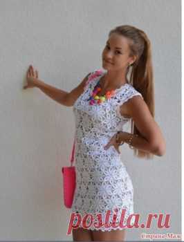 Платье летние снежинки - Все своими руками