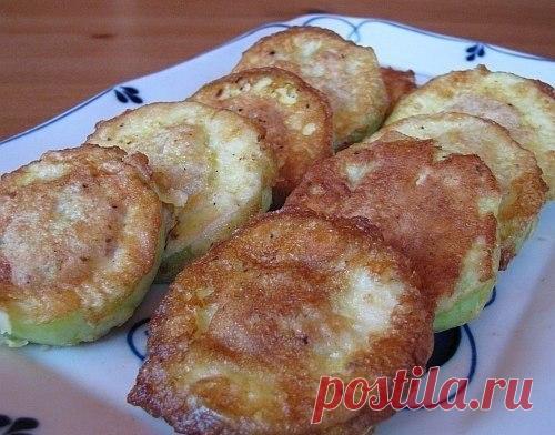 Кабачки с мясом в кляре / Умная готовка