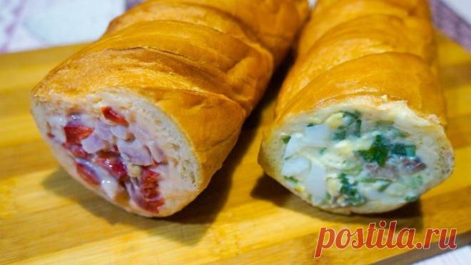 Новинка! НОВОГОДНЯЯ закуска из обычного багета!