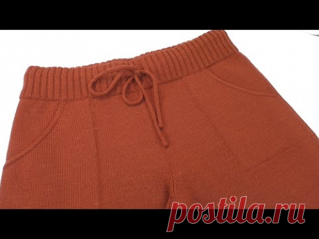 Брюки вязаные 46р