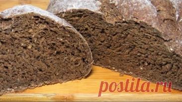 Домашний ☀РЖАНОЙ ХЛЕБ☀черный хлеб рецепт☆Rye black BREAD recipe