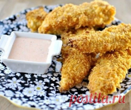 Куриные пальчики в картофельных чипсах