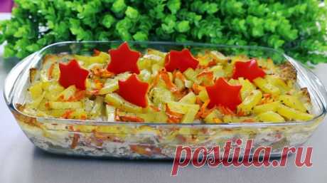 Картофель «Виктория» в духовке: так вкусно и красиво! Картофель «Виктория», приготовленный в духовке, получается ароматным, с нежным сливочным вкусом. После первой пробы кажется, что в нем есть мясо: настолько вкус мягкий и насыщенный. Один небольшой элемент декора – и блюдо становится нарядным, красивым и праздничным.