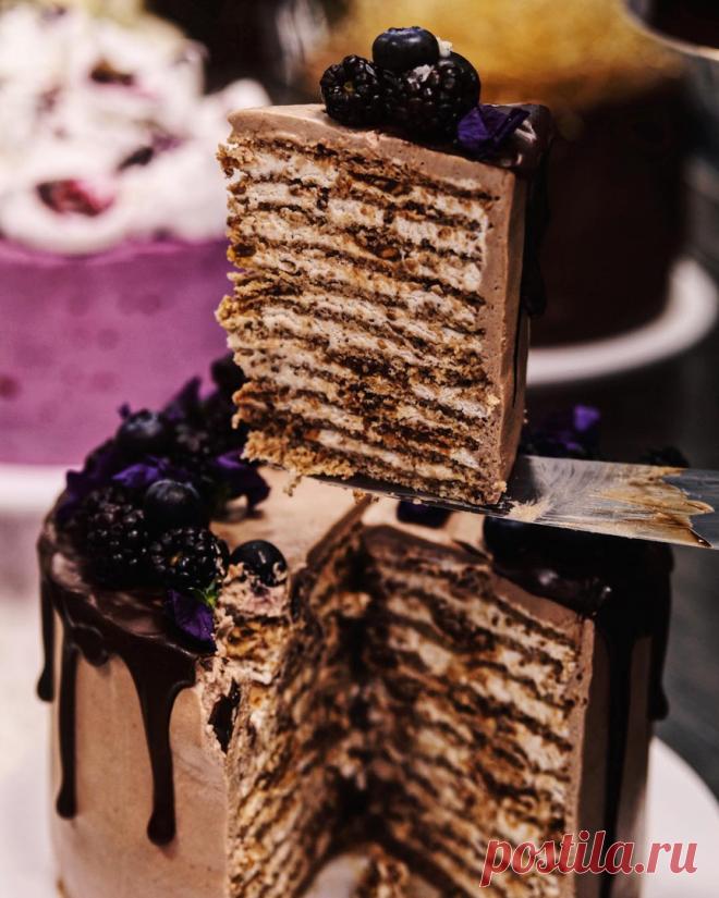 ТОРТ «ГРЕЦКИЙ ОРЕХ-КОФЕ-КАРАМЕЛЬ». - Ингредиенты на d=16-17 см: