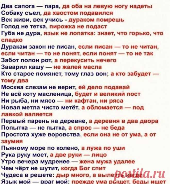 Продолжения известных пословиц? 😃 Интересно!📌📌