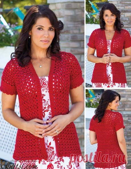 [Free Pattern] Beautiful Vibrant Summer Jacket - https://www.dailycrochet.com/free-pattern-beautiful-vibrant-summer-jacket/