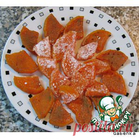 Цукаты из тыквы по-быстрому - кулинарный рецепт
