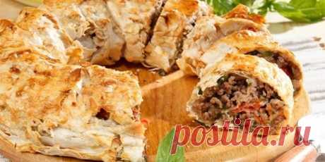 Фарш в лаваше в духовке: пошаговое приготовление выпечки с мясной начинкой с фото Узнайте, как приготовить фарш в лаваше в духовке, ознакомьтесь с разнообразием рецептов из  двух основных компонентов. Готовьте рулеты, лазанью, запеканки, пирожки и чебуреки.