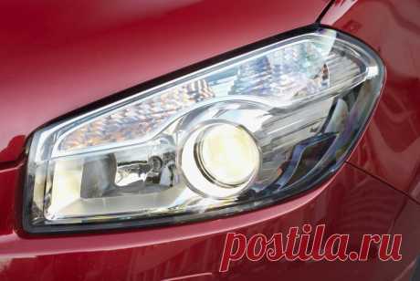 Как заменить лампу ближнего света на Ниссан Кашкай