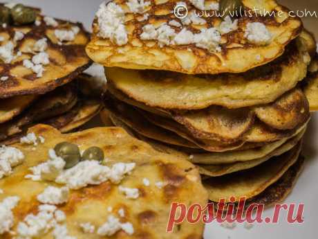 Палачинки без грам брашно с крема сирене и сусам - Vili's time