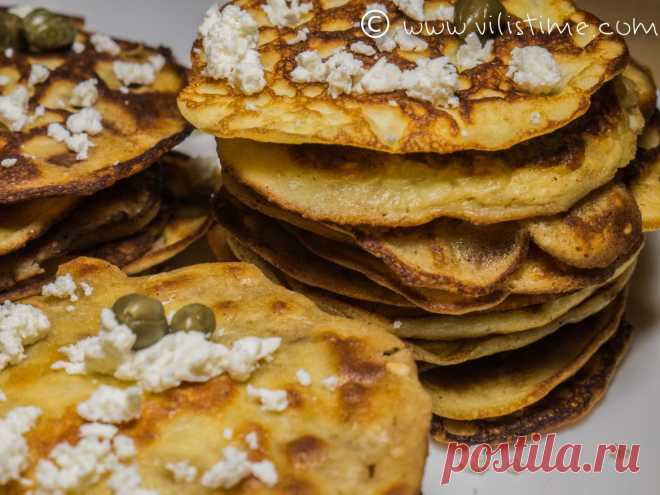 Палачинки без грам брашно с крема сирене и сусам - Vili's time