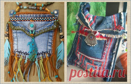 Еще 50 примеров как интересно применить для переделки старые джинсы | МНЕ ИНТЕРЕСНО | Яндекс Дзен