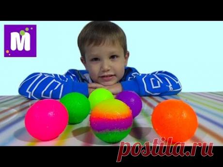 Мэд леб попрыгунчики набор делать мячики самим Mad Lab ball unboxing set