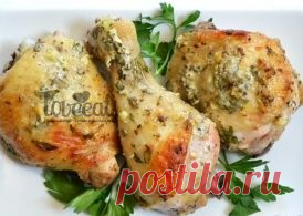 Курица в маринаде по-гречески