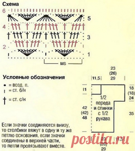 Летняя кофта крючком