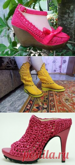 Светлана Томина - Картинки из Интернета (вязаная обувь) | OK.RU