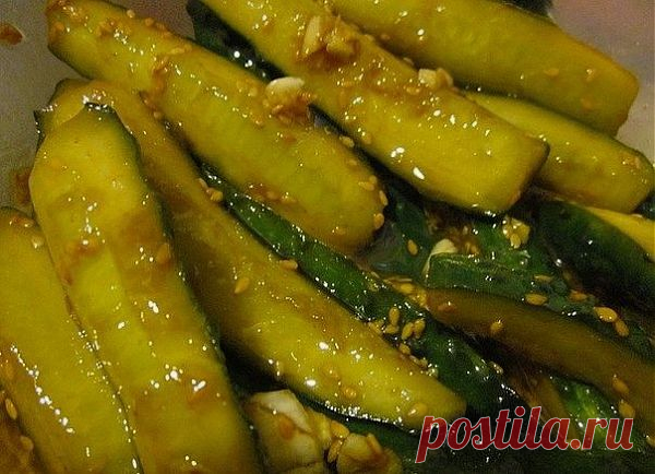 Закусочные огурцы. - Простые рецепты Овкусе.ру