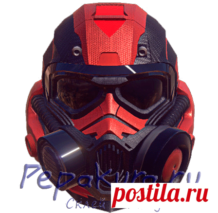 Шлем Дредноута из бумаги | Dreadnought Helmet template  | Pepakura
