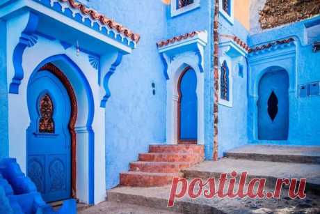 Голубой город Шефшауен (Chefchaouen) в Марокко