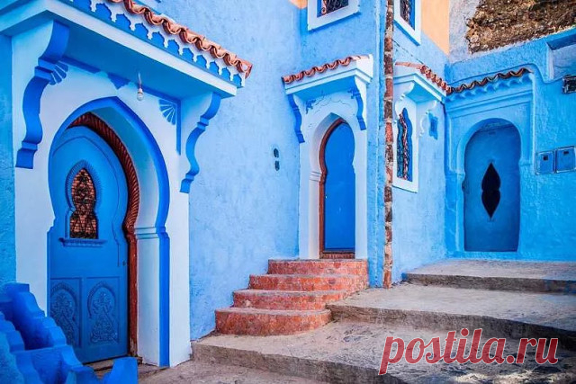 Голубой город Шефшауен (Chefchaouen) в Марокко