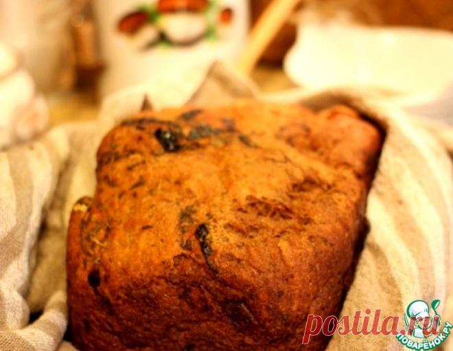 Творожный хлеб с цикорием и черносливом – кулинарный рецепт