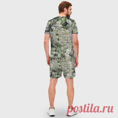 Мужской костюм с шортами 3D Цветущая вишня, фотография - купить по цене 2680 руб в интернет-магазине Всемайки, арт 3657883