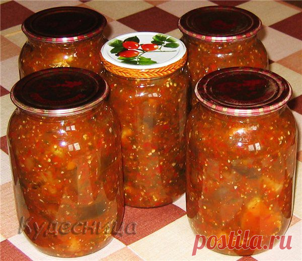 Баклажаны пикантные-заготовка (вариант). Рецепт c фото, мы подскажем, как приготовить!