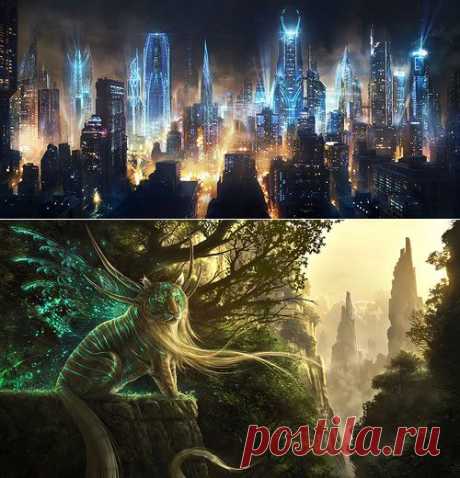 Концепт-арт бельгийского художника Йоханаса Де Ро (Jonas De Ro)