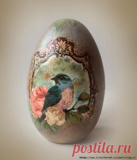 Пасхальный декупаж.