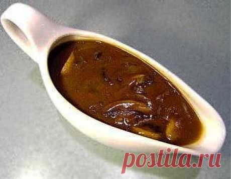 грибной соус | Кулинарный сайт - кулинарные рецепты с фото, закуски, пицца, выпечка, салаты, бутерброды, запеканки