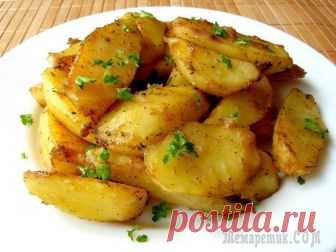 Румяная картошечка в духовке, удачный рецепт для вкусного обеда или ужина